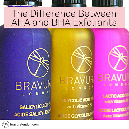 The Difference Between AHA and BHA Exfoliants