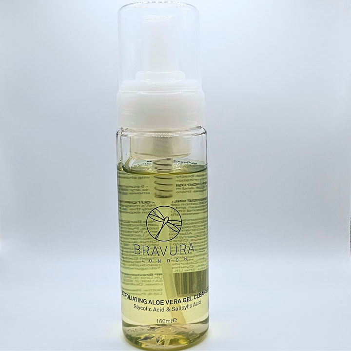 Exfoliating Aloe Vera Gel Cleanser 160ml Glycolic & Salicylic Acid