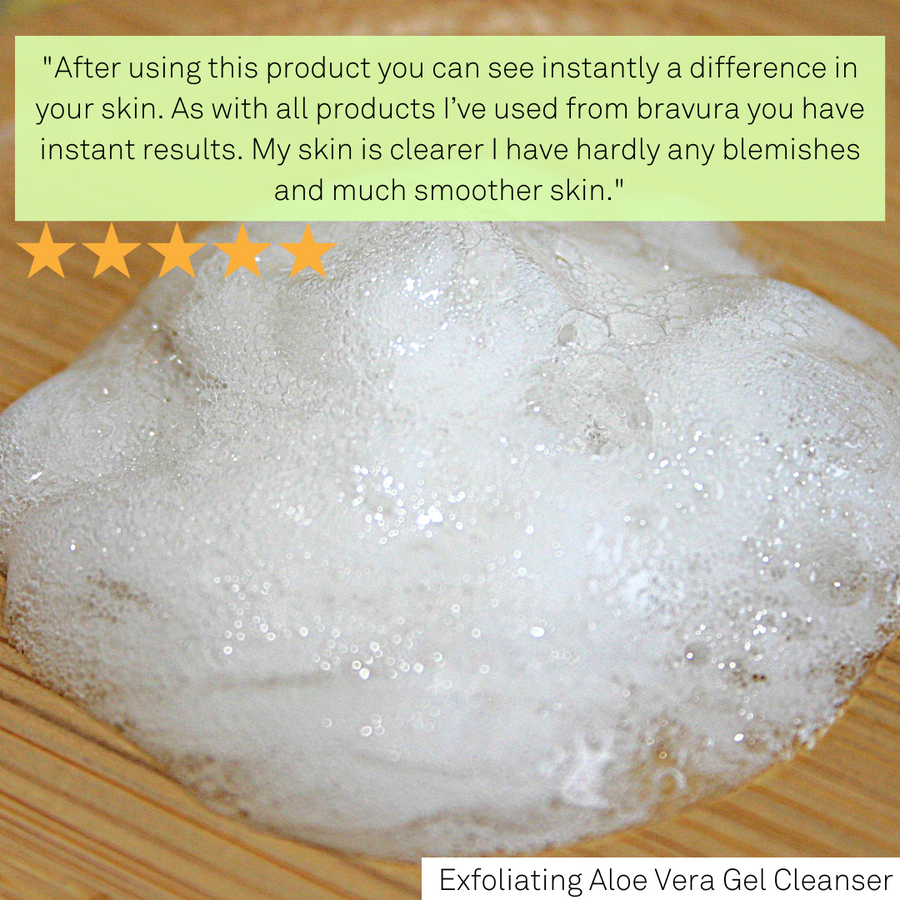 Exfoliating Aloe Vera Gel Cleanser 160ml Glycolic & Salicylic Acid