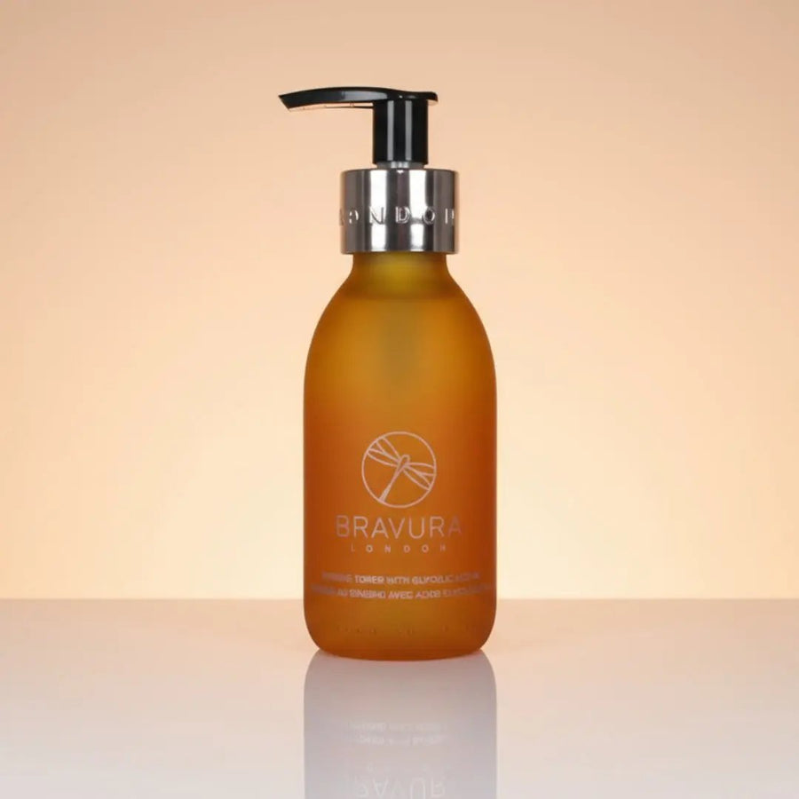 Revitalising Ginseng Toner with Glycolic Acid 5% 150ml Bravuralondon.com
